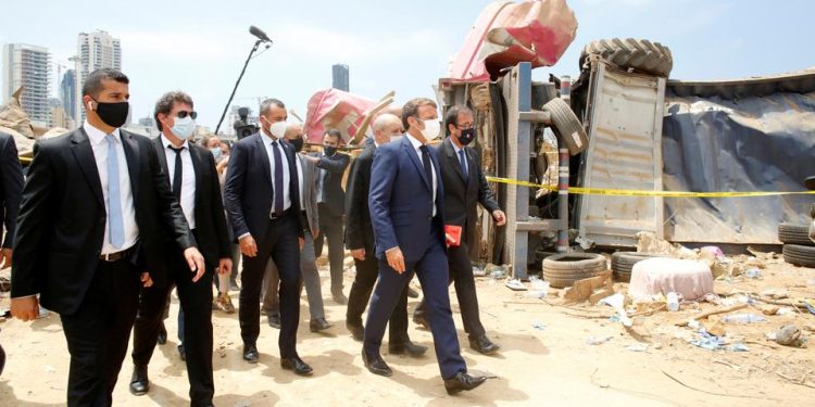 Macron visits Lebanon for 2nd time after Beirut port blasts