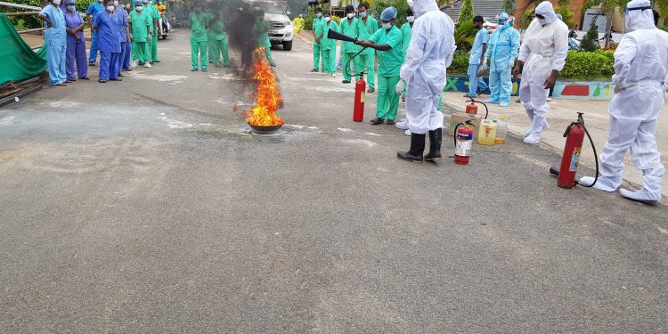 Cuttack Sadguru COVID hospital fire mishap serves as wakeup call; COVID hospitals across state conduct mock drills  