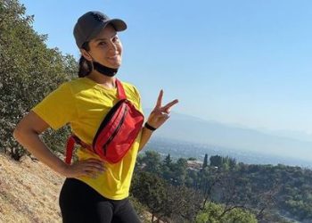 Sunny Leone walked 14km, shares pic with victory pic