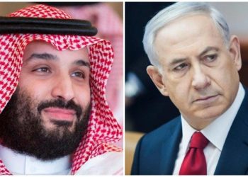 Picture collage of Saudi Arabia’s Crown Prince Mohammed bin Salman and Israel’s Prime Minister Benjamin Netanyahu. PC: File/ Geo.tv)