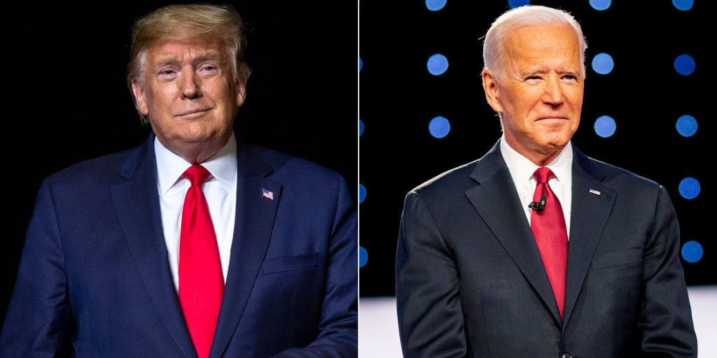 Joe Biden and Donald Trump