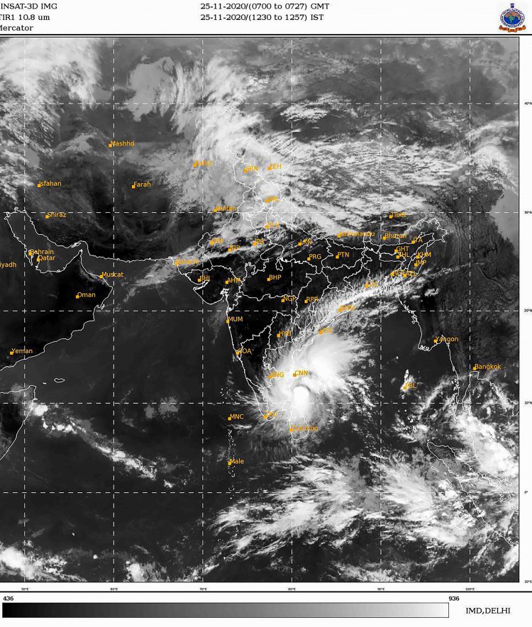 Tamil Nadu, Pondicherry Brace For Damage As Severe Cyclone ‘Nivar ...