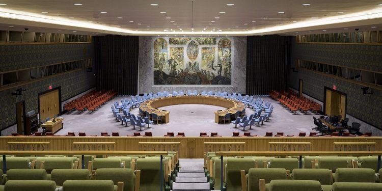 United Nations Security Council chamber at the headquarters in New York City. (Photo: UN/IANS)