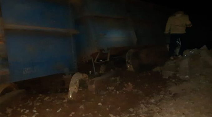 13 wagons of goods train derail in Koraput district