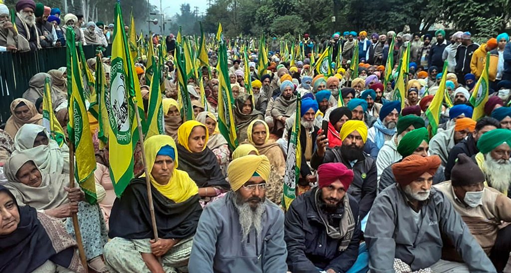 farmers protest