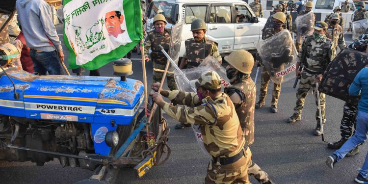 Farmers protest