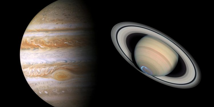 Jupiter and Saturn