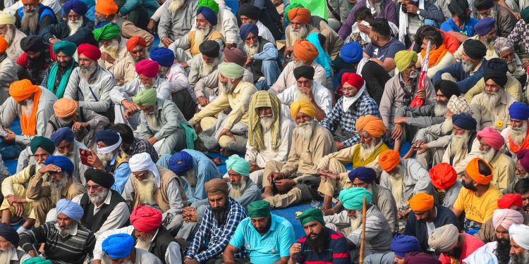 Farmers protest