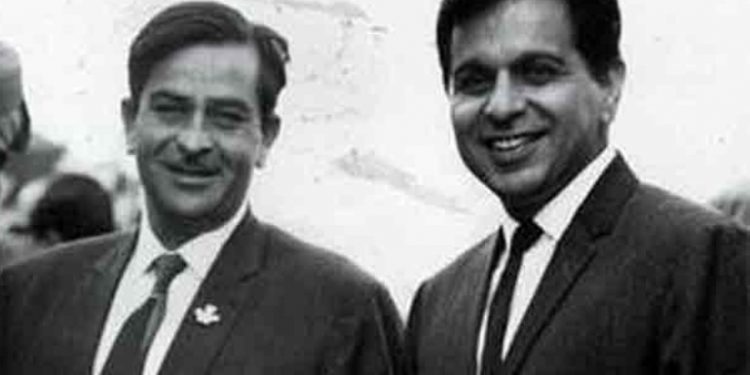 Raj Kapoor and Dilip Kumar