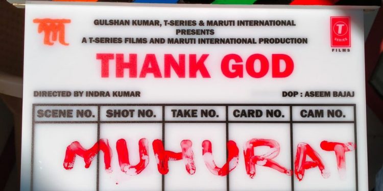 Sidharth Malhotra begins shoot for 'Thank God'