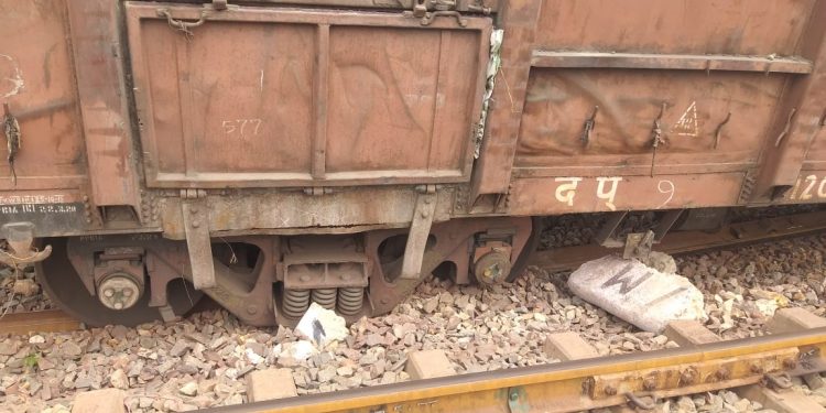 Five bogies of goods train derail in Keonjhar; second incident in three days