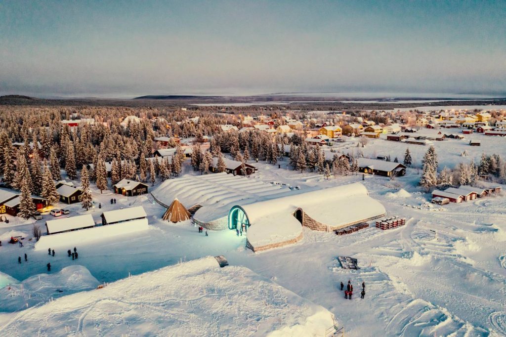 A unique hotel which is built every year