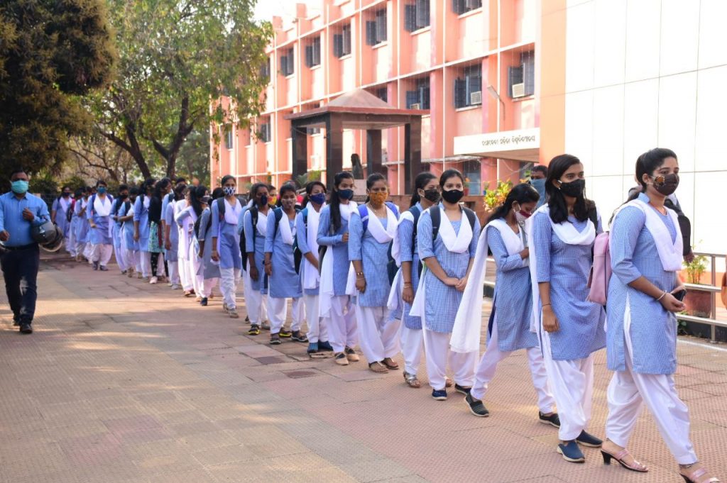 Class IX, XI students return to schools after gap of over 10 months in Odisha