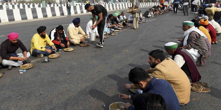 Farmers protest