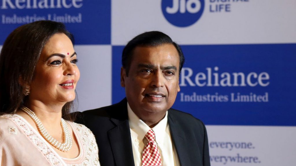 Mukesh and Nita Ambani