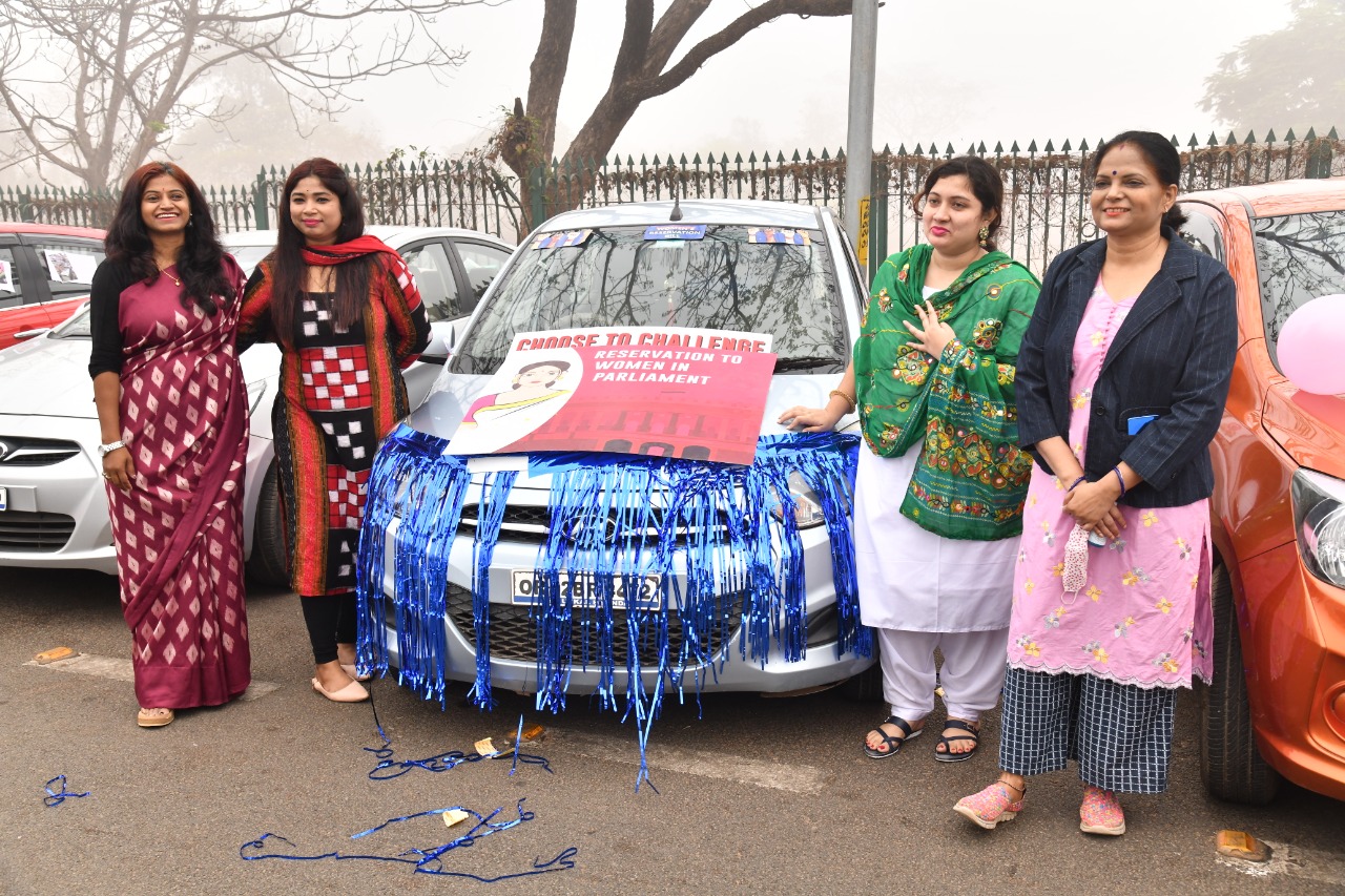 Car rally organised on the eve of International Women's ...