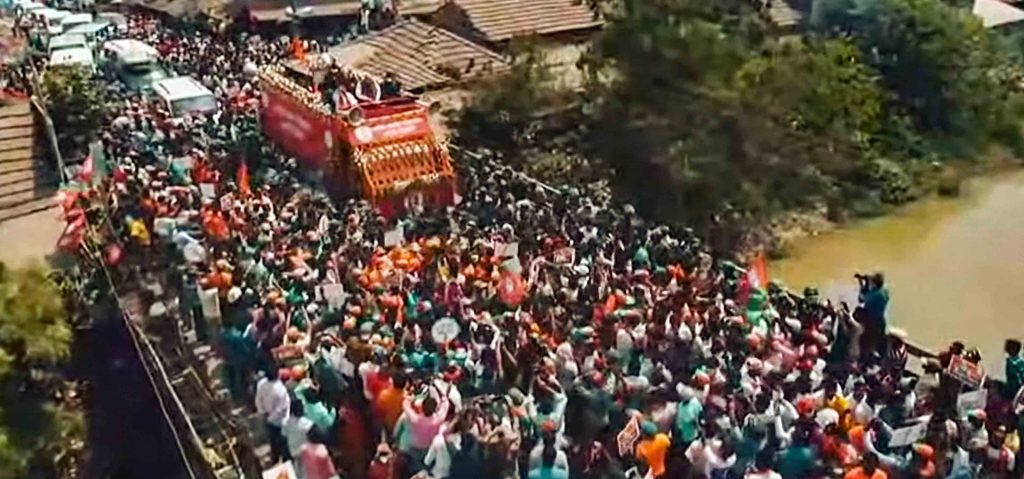 BJP roadshow in West Bengal