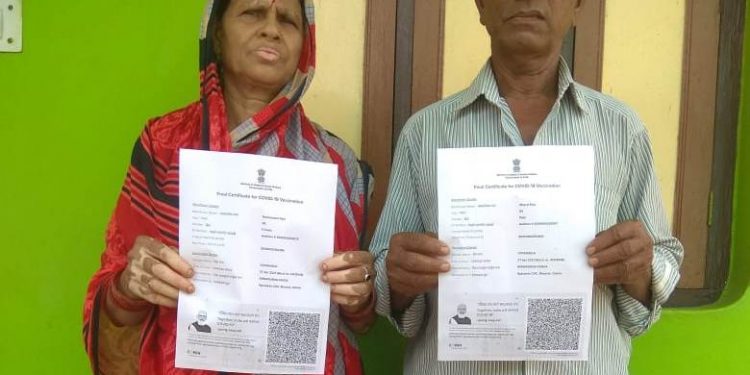 Still waiting for second doses, Bhadrak couple marked vaccinated