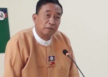 Chief Minister of Myanmar's Chin state, Salai Lian Luai.(Photo: India in Myanmar Twitter)