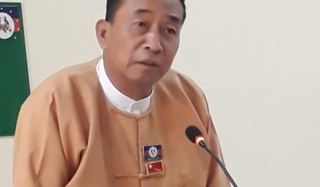 Chief Minister of Myanmar's Chin state, Salai Lian Luai.(Photo: India in Myanmar Twitter)