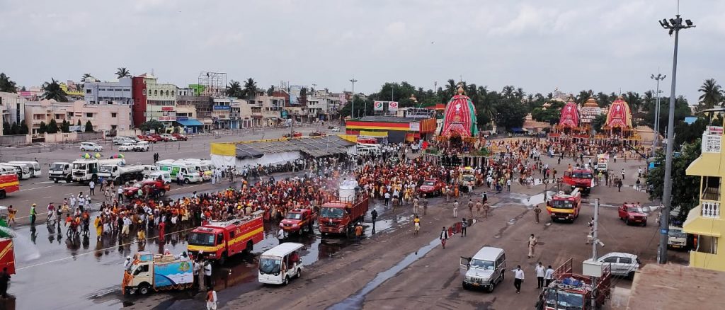 Bahuda Yatra Homebound journey of Holy Trinity begins in Puri