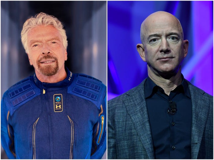 Branson-Bezos space tourism rivalry gets nastier ahead of ...