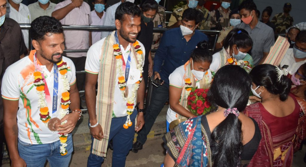 Odisha hockey players