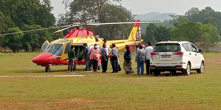 Minister Pratap Jena falls sick, airlifted from Kandhamal to Bhubaneswar 