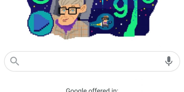 Google Doodle celebrates 80th birth anniversary of Stephen Hawking.