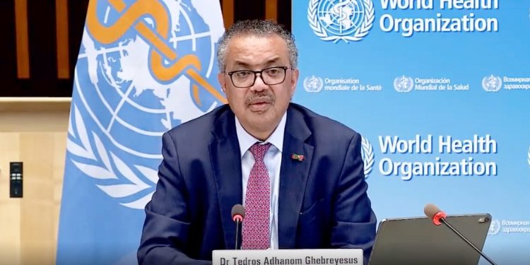 WHO chief Tedros Adhanom Ghebreyesus