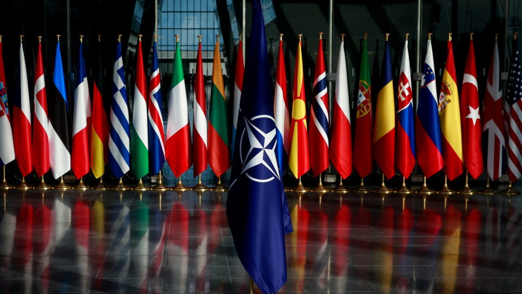 NATO flags