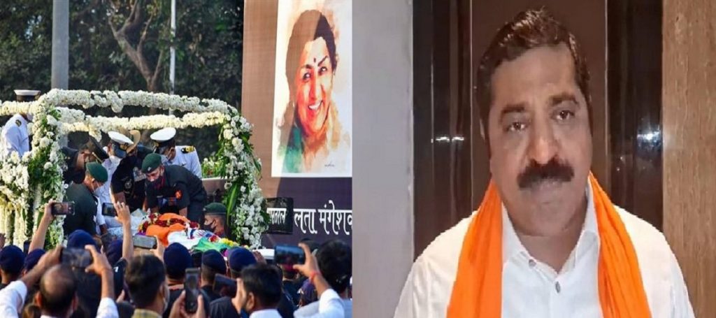 BJP MLA demands Lata Mangeshkar's memorial at Shivaji Park in Mumbai