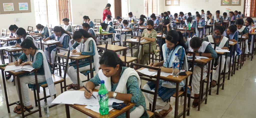 Lakhs of students appear in offline CHSE Class-XII board exams amid blazing heat