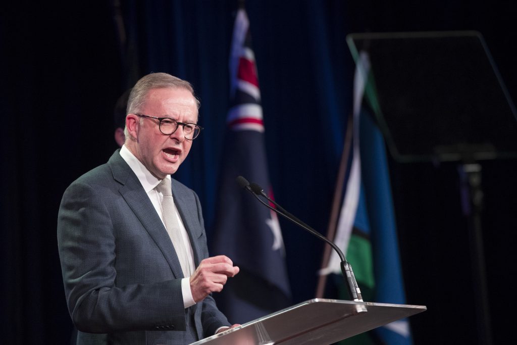 Australia’s new Prime Minister Anthony Albanese (PC: Bloomberg)