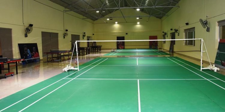 Badminton court