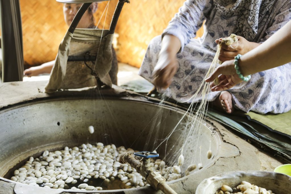 Silk making