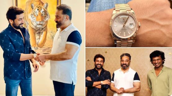 Vikram: Rolex Meets Rolex! Kamal Haasan Gifts An Expensive Watch To Suriya  Following The Film's Success