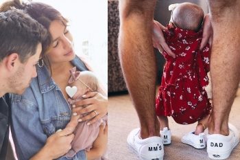 Priyanka shares picture of Nick, daughter Malti in matching sneakers