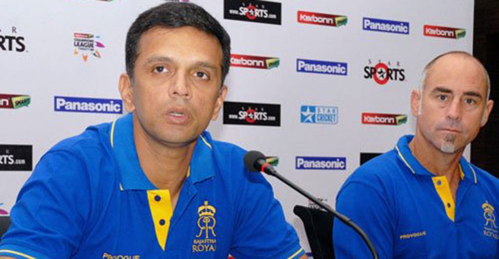 Rahul Dravid and Paddy Upton