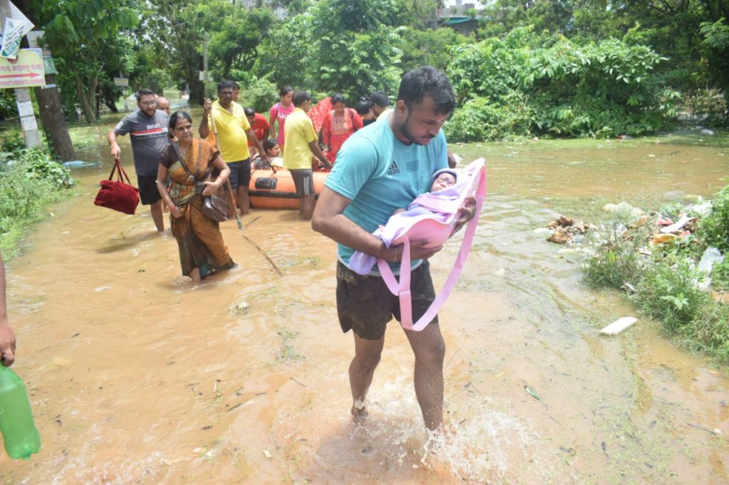 Bhubaneswar, Sundarpada, Daya river, flood