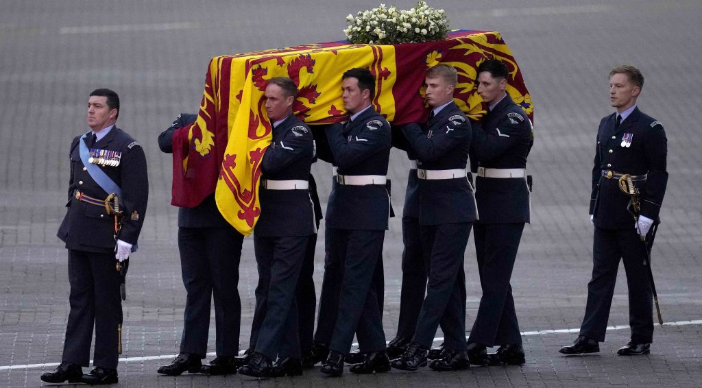 Coffin of Queen Elizabeth