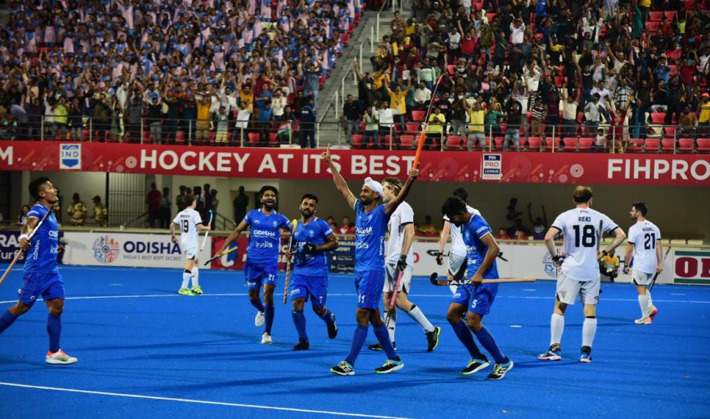 FIH pro league hockey at Kalinga stadium India vs Newzealand _ Indian win 4-3 goal on Friday