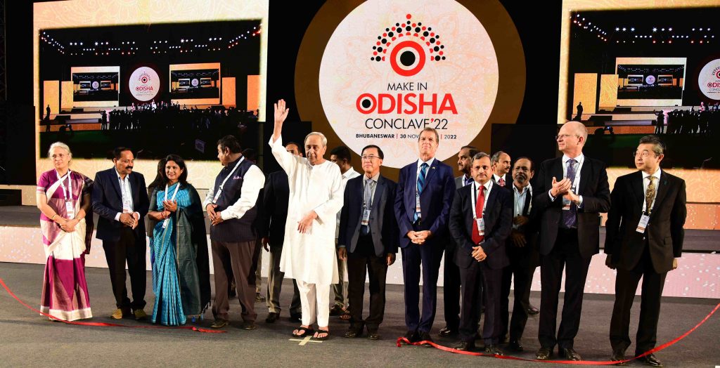 Odisha Chief Minister Naveen Patnaik inaugurates ‘Make In Odisha Conclave-2022’ at Janata Maidan in Bhubaneswar