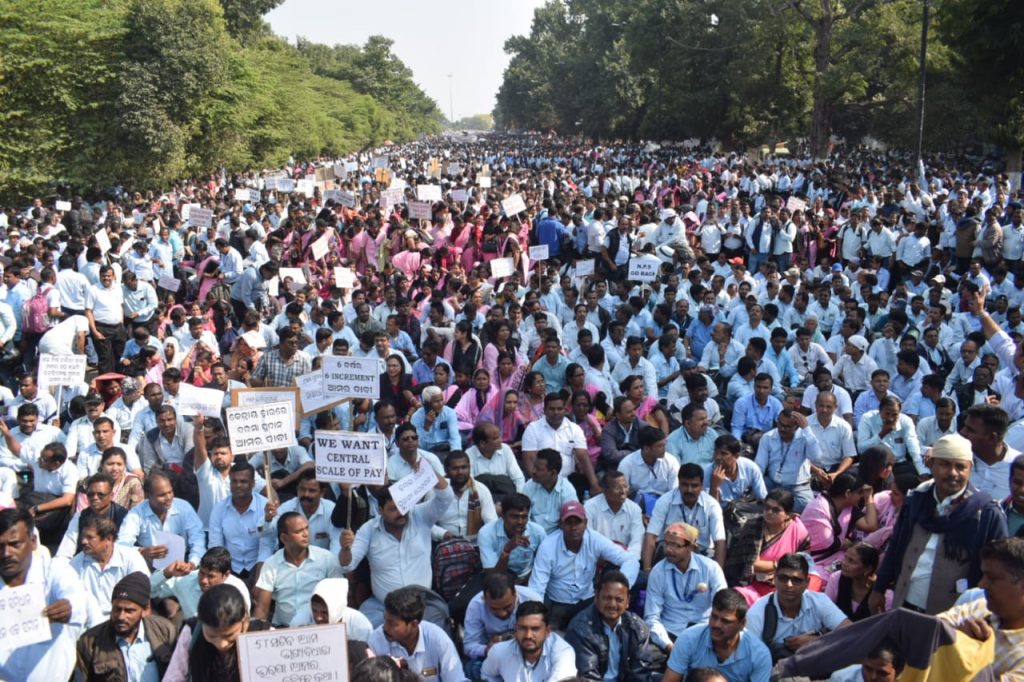 Teacher, protest