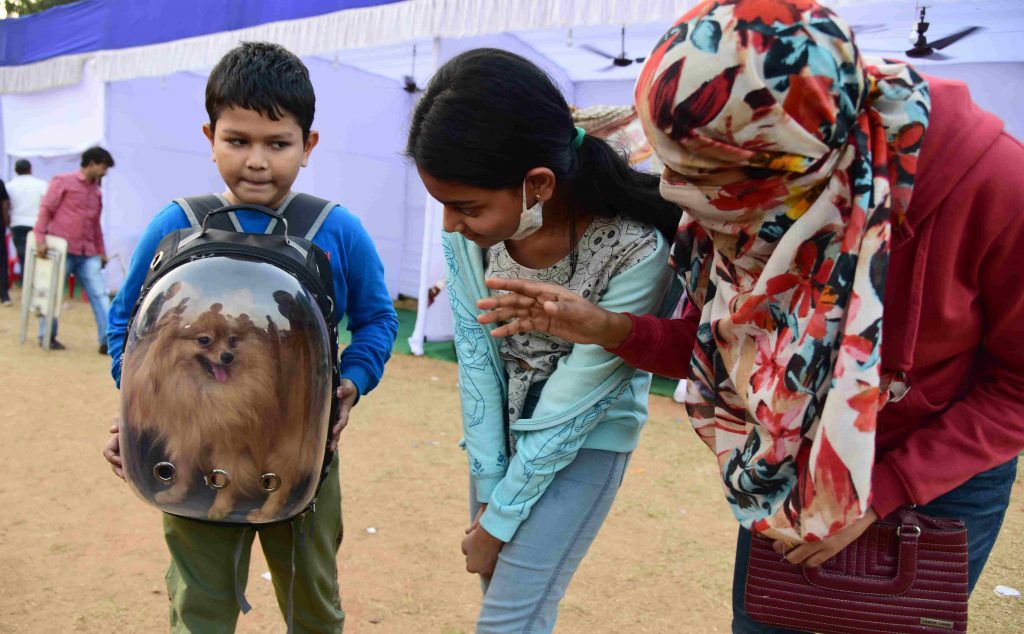 Last day of national level dog show organised by Odisha Kennel Club at Unit-VI playground in Bhubaneswar