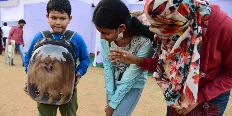 Last day of national level dog show organised by Odisha Kennel Club at Unit-VI playground in Bhubaneswar