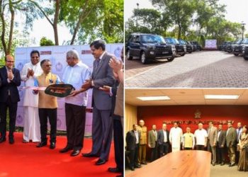 India hands 125 SUVs to Sri Lanka Police