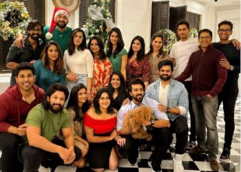 Ram Charan, cousin Allu Arjun come together for star-studded Xmas party