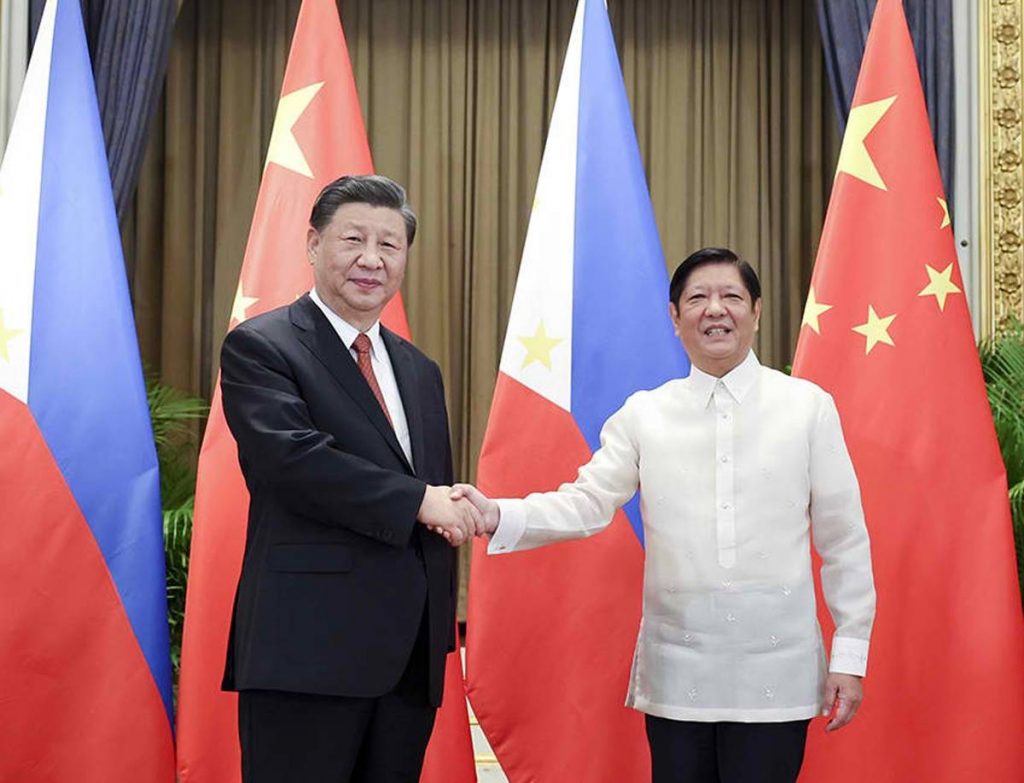 On November 17, 2022, President Xi Jinping met with Philippine President Ferdinand Romualdez Marcos Jr. in Bangkok, Thailand. (PC: manilatimes.net)