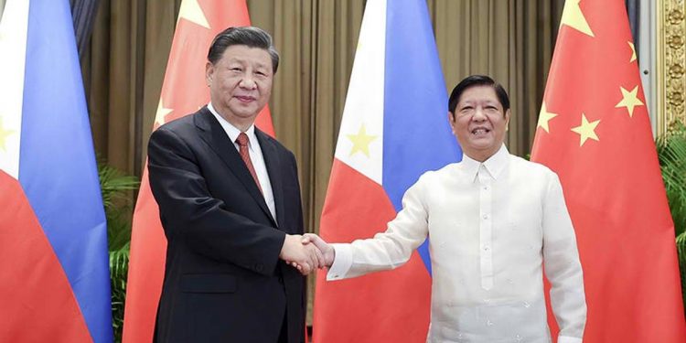 On November 17, 2022, President Xi Jinping met with Philippine President Ferdinand Romualdez Marcos Jr. in Bangkok, Thailand. (PC: manilatimes.net)